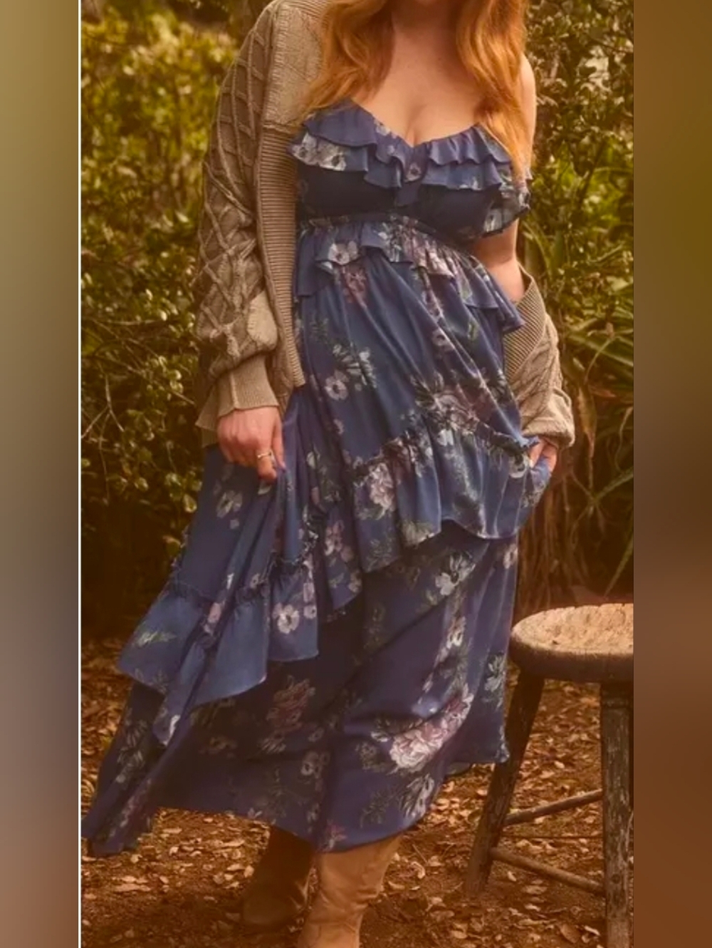Torrid Festi Ruffled Maxi Dress - Picture 4 of 8